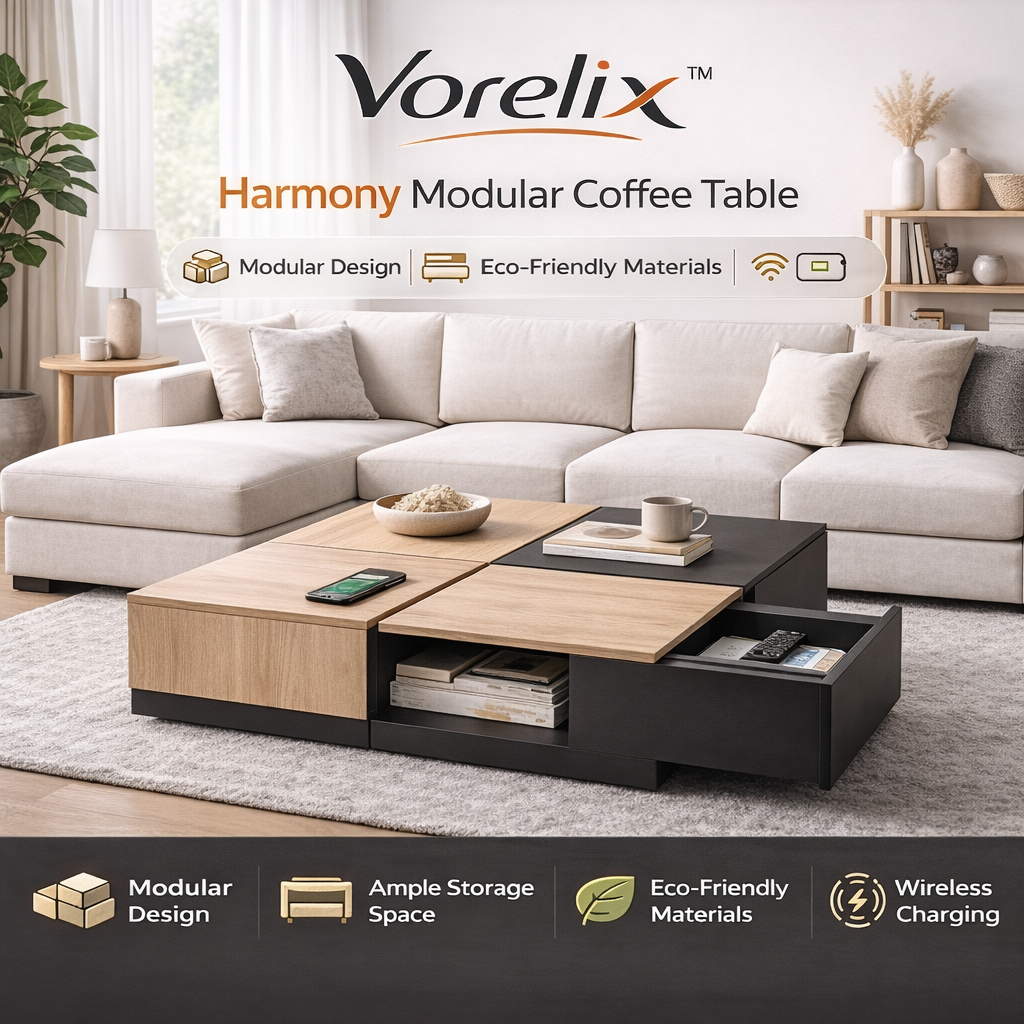 Vorelix™ Harmony Modular Coffee Table