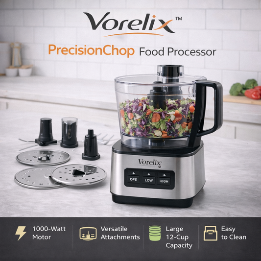 Vorelix™ PrecisionChop Food Processor